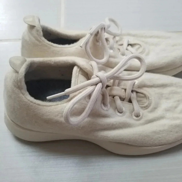All Birds Off White Merino Wool Sneakers 9 - Picture 9 of 12